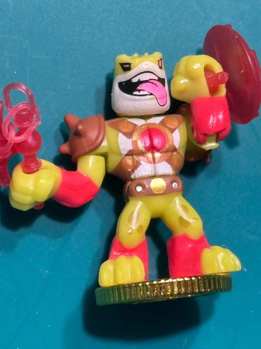 Flyswat Akedo ULTRA-RARE Ultimate Arcade Warriors action figure glow in dark